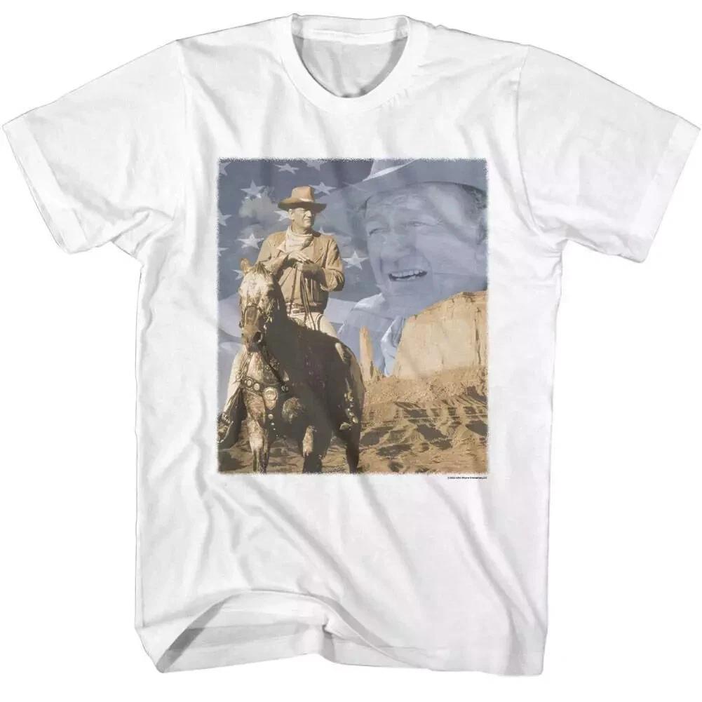 

John Wayne Big Sky Country Banner Men s T Shirt S