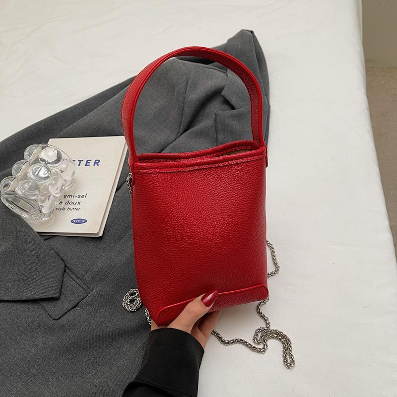 

Сумка для мобильного телефона женская 2025 новая модная сумка-мессенджер корейская версия мини-сумка через плечо Macaron простая сумка 16*7*19 бордовый