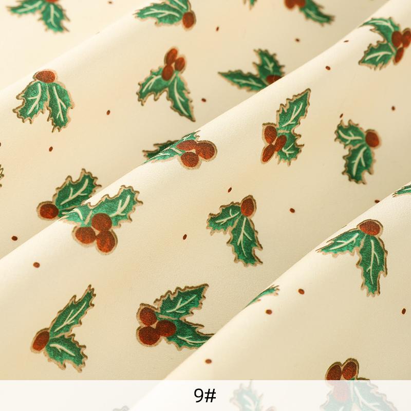 150x50cm Christmas Series Printed Fabric For Christmas Decoration, Tablecloths, Sofa Cover Handmade DIY Sewing Fabrics TJ21839