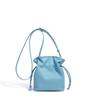 Korean version of leather drawstring cloud bag women's new versatile lucky bag mobile phone bag casual simple work commuter messenger bag