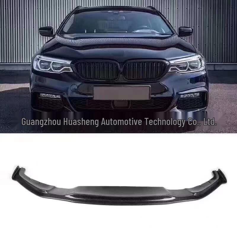 BMW 5 Series G30 Carbon Fiber Front Lip Spoiler - Harman Style