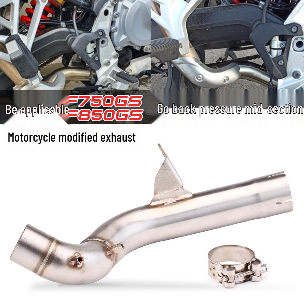 BMW F750GS/F850 Stainless Steel Mid-Section Exhaust Modification