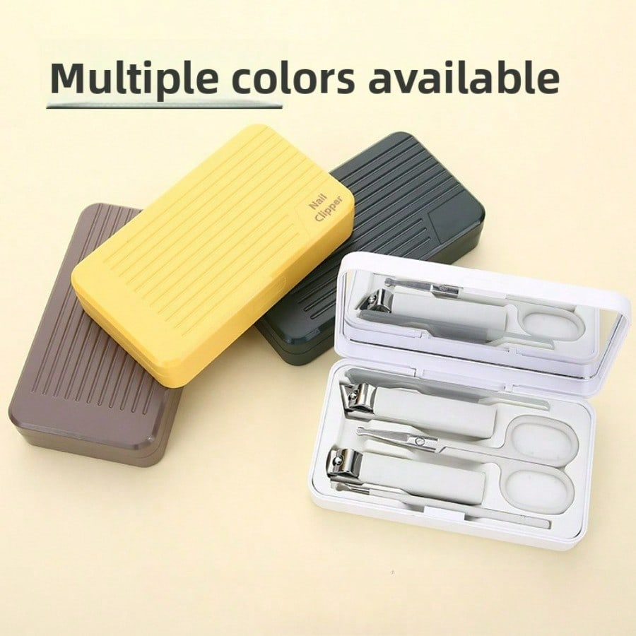5Pcs Nail Clipper Set Household Nail Clippers Stainless Steel Nail Art Tools