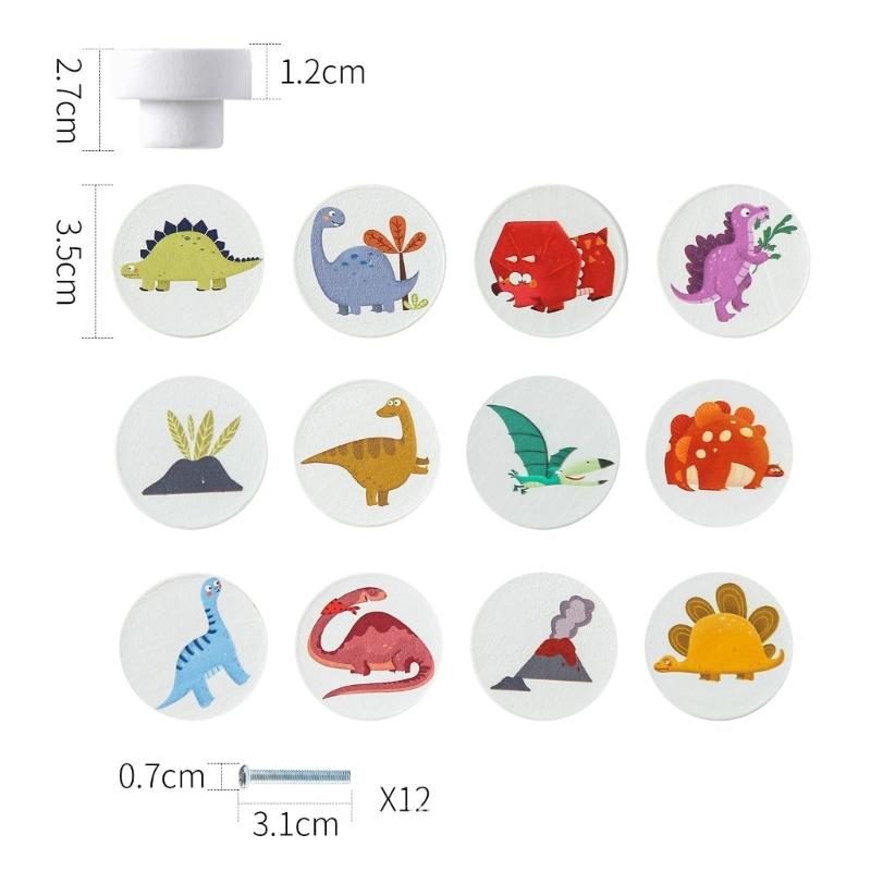 Attractive Animal Shape Round Wooden Drawer Handle Multifunctional Cabinet Pull