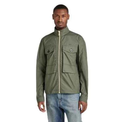 Long Pocket Track Overshirt
