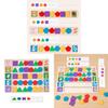 Wooden Montessori Shape Sorting Puzzle For Toddler Cognitive Development Educational Toy