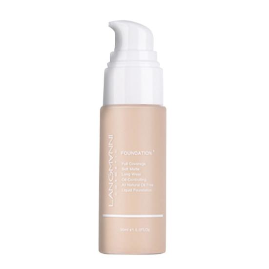 

Langmanni Waterproof Whitening Full Coverage Liquid Foundation Face Concealer