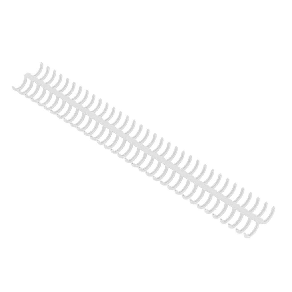 10Pcs Binding Coils 34 Holes Polypropylene Wear Resistant Binding Spines for Stationery