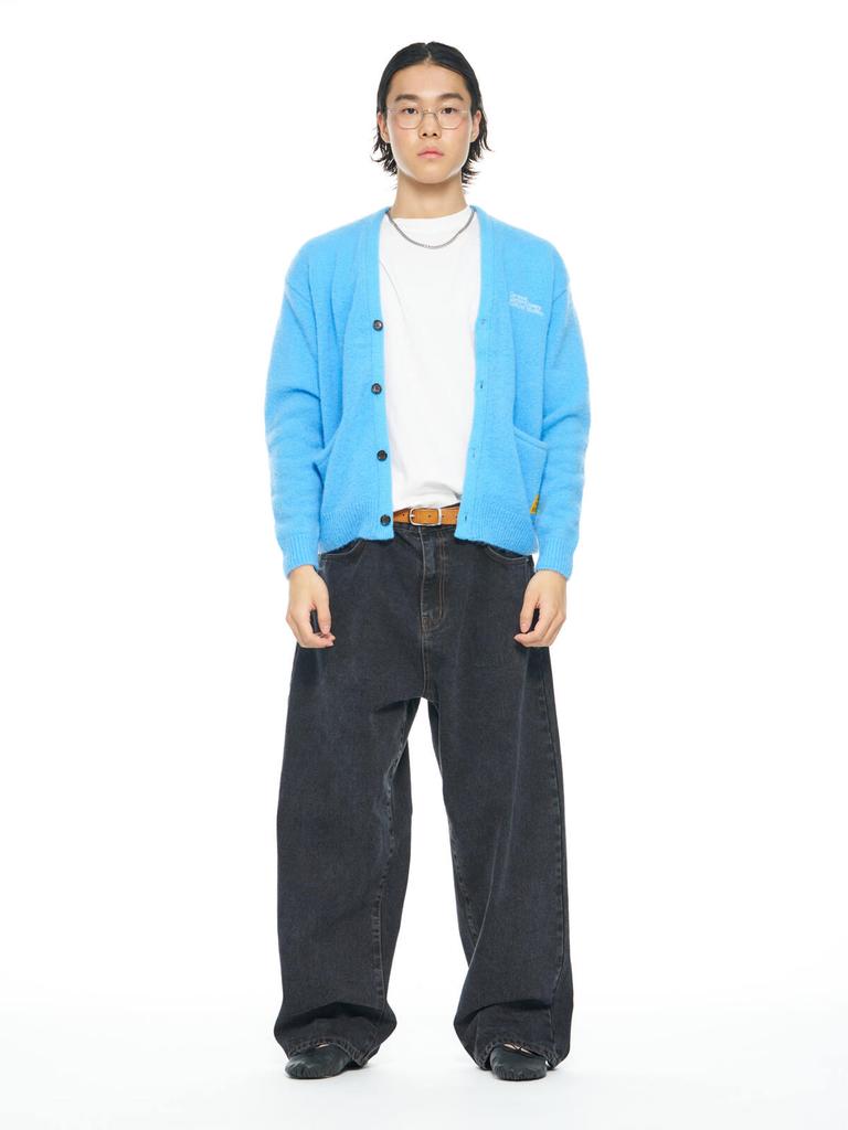 Cccs Blue V-Neck Knit Cardigan