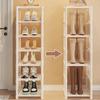 Shoe Organizer Shelf Multi-layer Stackable Dormitory Home Storage Stand DIY Wall Corner Space Saving Adjustable Shoe Organizer