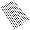 10pcs Wooden Diffuser Sticker 9.8in Aroma Diffuser Replacement Stick for Yoga Meditation Black