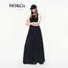 MO&Co. Spliced Off-Shoulder Maxi Dress