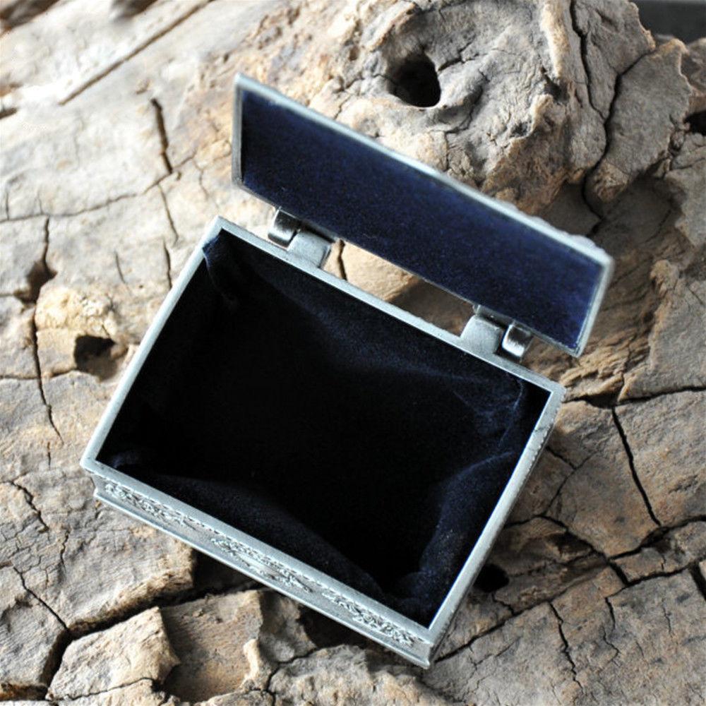 Vintage Blumenskulptur Schmuckkästchen Schmuckschatulle Organizer 6,3 x 5 3cm