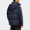Adidas 3ST Puff Down Hooded Jacket Men Outerwear Legend-Blue EH3973