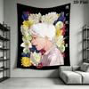 The Summer Hikaru Died Wall Tapestry Aesthetic Wall Hanging Printed Fabric Blanket Decorative Tapestries for Bedroom Living Room Home Decor