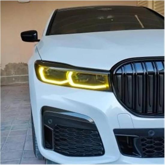 Yellow Angel Eye DRL LED Boards For BMW G11 G12 LCI 730I 740i 750IX 730Li M750I LED Headlight Daytime Running Light