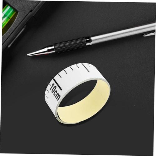 Cabilock Water Level Meter Sticker, Self-Adhesive Aluminum with Graduated Markings, Reflective Tape Measure for Ponds, Pools, and Tanks, Durable