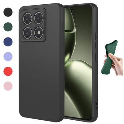 Elastyczne etui z płynnego silikonu TPU dla Xiaomi 14T Pro 5G Pokrowiec ochronny Coque Capa Shell Fundas