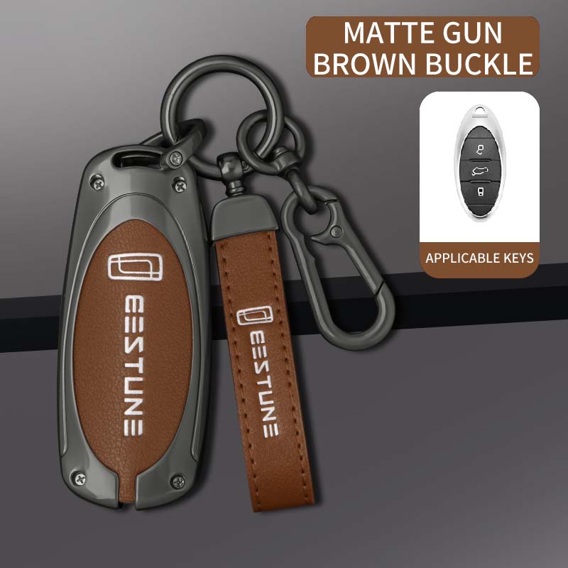 

Чехол для автомобильного ключа из цинкового сплава, чехол для смарт-пульта дистанционного управления FAW Bestune Pentium T77 T33 T99, защитный держатель, аксессуары для автомобильного брелока