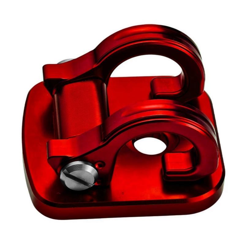 Stabiler Aluminium-Motorradhaken Einfache Montage Kein Werkzeug erforderlich Schnelle Installation Motorrad-Gepäckhaken Geeignet für Fahrrad