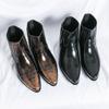 Golden Sapling Men Chelsea Boots Casual Shoes Fashion Ankle Boot Leisure Business Flat Men's Shoe Comfortable Party Brogue Flat