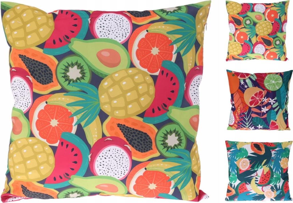 Poduszka Dekoracyjna 45x45cm Ogrodowa We Wzory