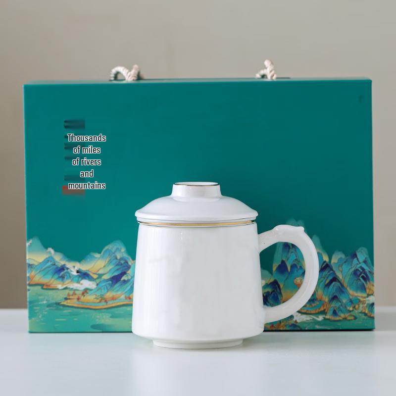 Haofeng Ceramic Tea Infuser Mug