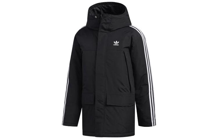 Adidas Originals PADDE Puffer Jackets Men s Black Hooded Thickened Other ED5834 XL