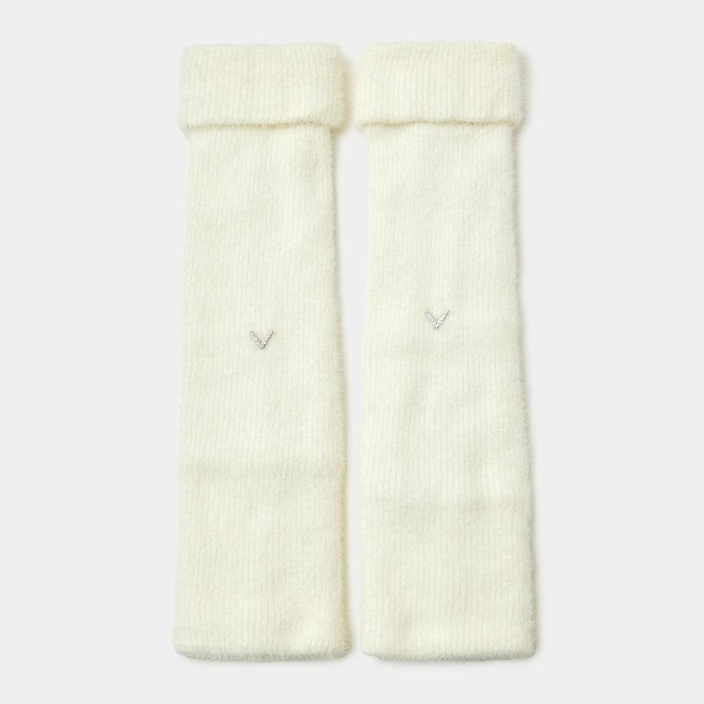 Callaway Leg Warmers for Cold Weather C24298212 FR Women's Mohair-Style Golf, Protection, 1030_White