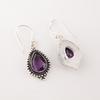 Amethyst Gemstone 925 Sterling Silver Handmade Jewelry Statement Women Earrings EE-164-12