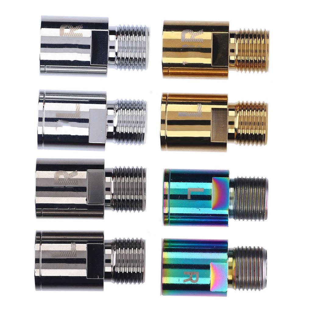 2Pcs Bike Pedal Extension Shaft Ti Alloy Protective Effortless Use Reduce Friction Bike Pedal Extend