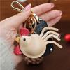The First Layer Of Cowhide Chicken Pendant, Car Keychain, Leather Rope, Bag, Pendant, Accessories, Zodiac Gifts.
