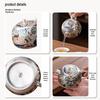 Dunhuang Cultural Creative Silver-Plated Tea Set Gift Box