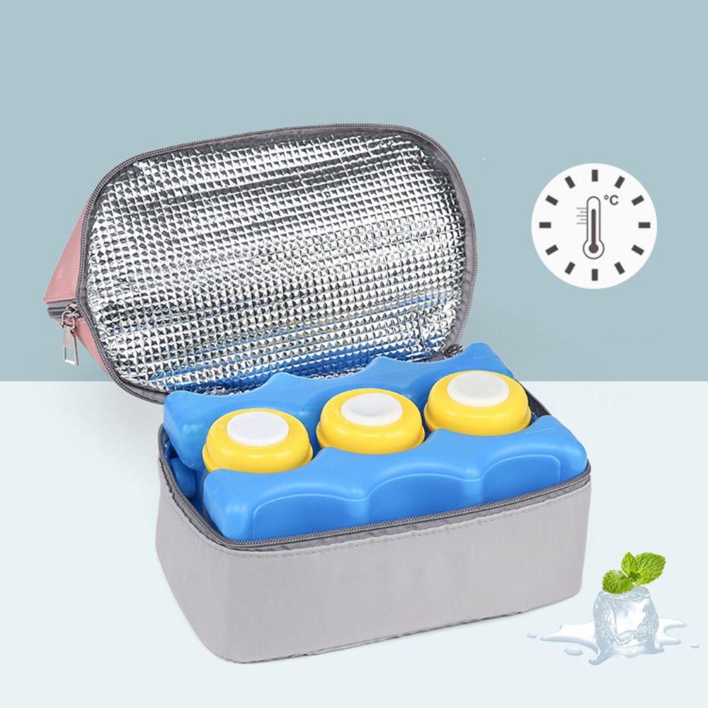 Portable Split Type Storage Bag Lightweight Lunch Bag Durable Mommy Bag  Drink