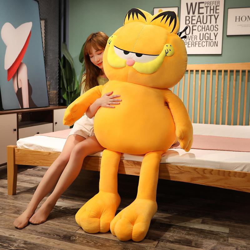Big Size Garfield Family Kawaii Plush Toys Hug Pillow Comfortable Back Cushion Garfield Cat Stuffed Animals Peluche Dolls Gifts