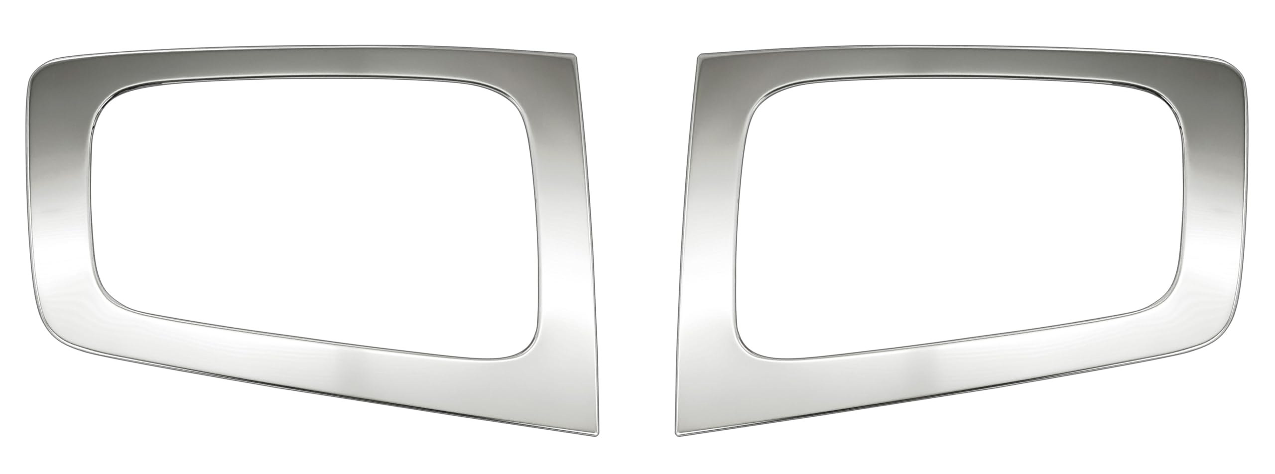 BRIGHTZ Jimny Nomad JC74W Super Mirror Finish Stainless Steel Plated Fog Light Ring 2PC JC74W Nomad JC 74 FOG-COV-453