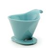 Bee House Ceramic Coffee Dripper, Large, Drip Cone Extractor, Blue