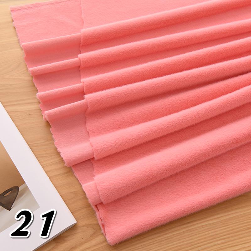 50*40cm Encrypt Imitation Rabbit Fur Fabric Thicken Plush Counter Background Clothing Fabric Handmade DIY Sewing Doll Fabric