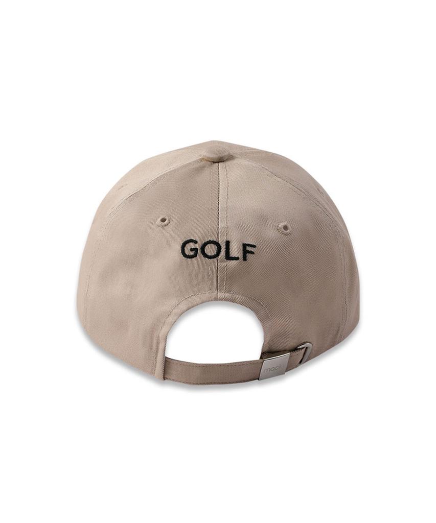 MACKY Logo Ball Cap Beige