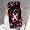 For Realme C71 C67 C65 C63 C61 C55 C53 C35 C85 Pro C75 C75x Phone Case Pretty Love Heart Letters Soft Housing Transparent TPU Silicone Anti Drop Shell