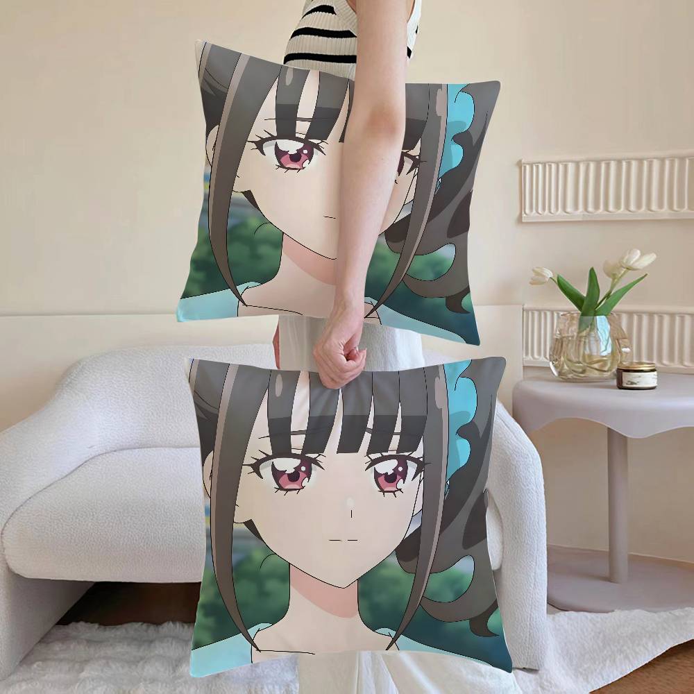 Nekoyashiki M-Mayu Pillow Case Sofa and Living Room Decorative Cushion Covers Dust-proof and Mite-proof Invisible Zipper