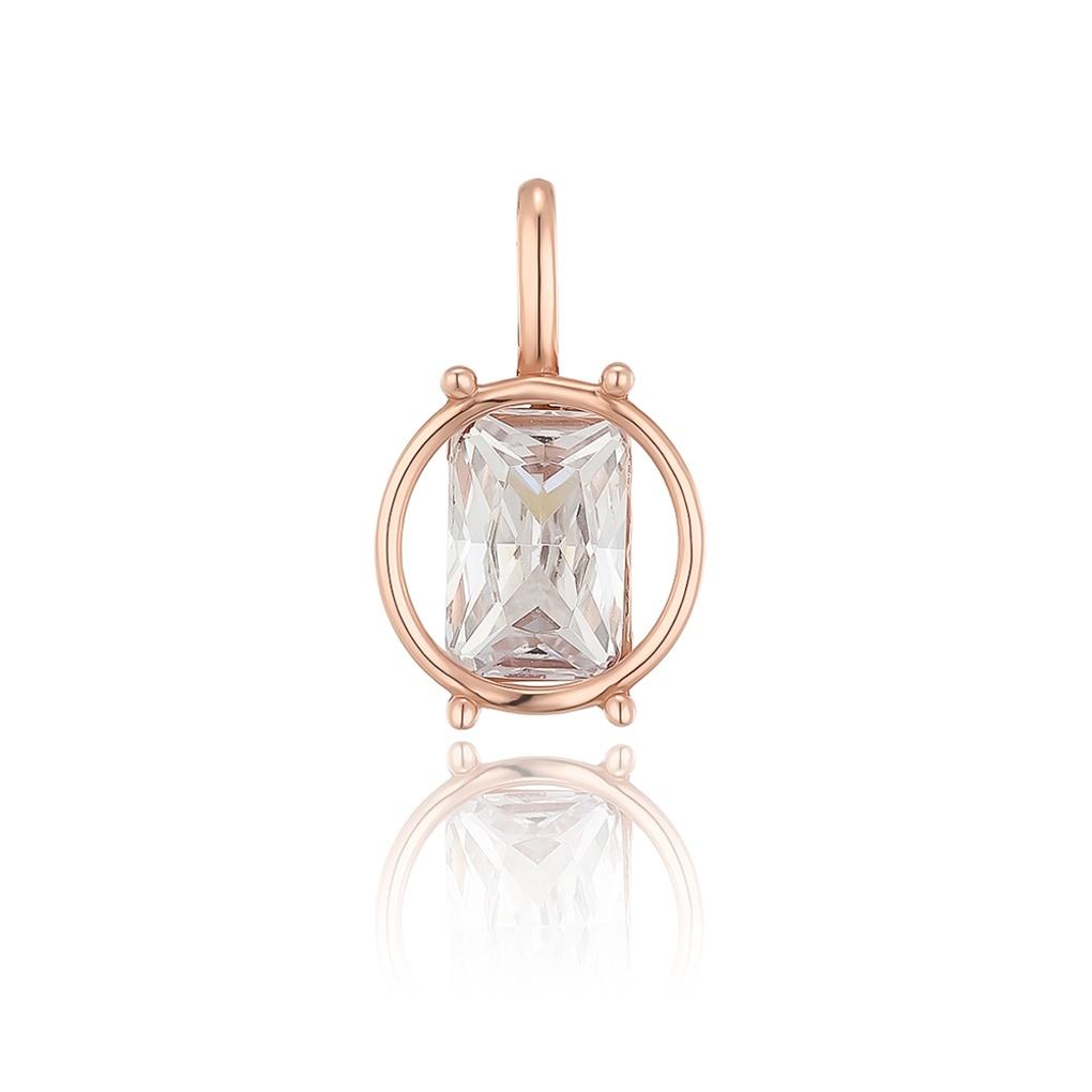 LLOYD Baguette Stone Layering 14k Pendant LPP21081G