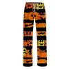 Women's Halloween Print Loose Fit Pajama Pants for Loungewear and Sleep