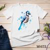 Watercolour Blue Jay Bird Artistic Animal Painting Unisex T-shirt