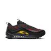 Womens Air Max 97 SE 'Tartan' (women's Sizes) Black / Black-University Red-Amarillo Running Shoes AV8220 001