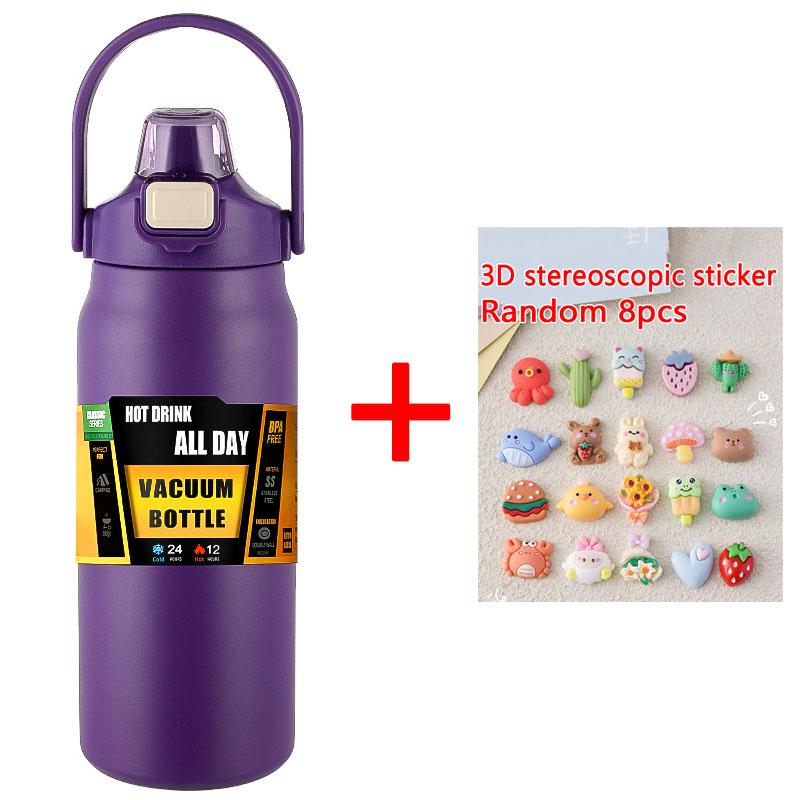 1.5L Nerezová Termo Láhev Velkoobjemová Termo Voda Přenosný Vakuový Hrnek Termoska 1500ml Izolovaný Pohár Tumbler