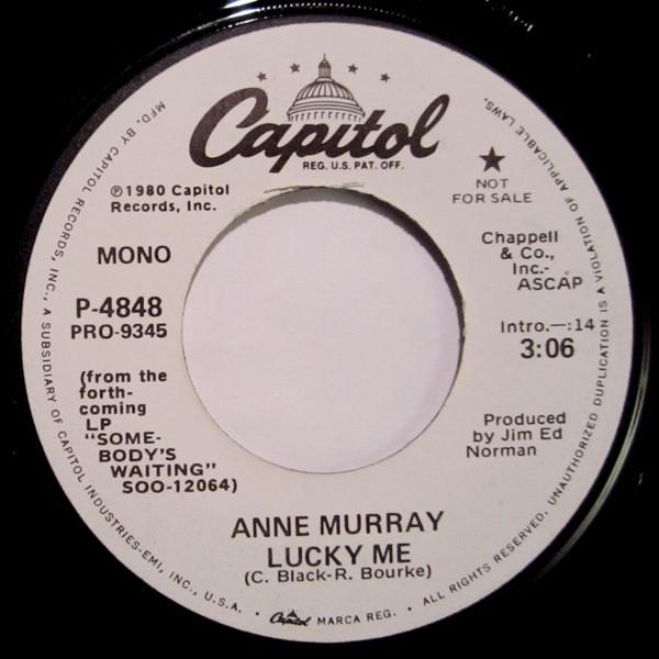 

7inch Record ANNE MURRAY - Lucky Me P4848PROMO CAPITOL 1980 US Pop Used