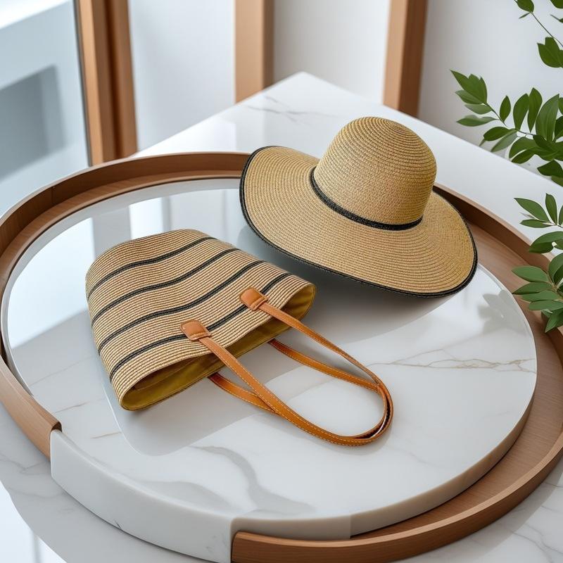 Schulter Strohtasche Mode Damen Tasche Große Kapazität Tragetasche