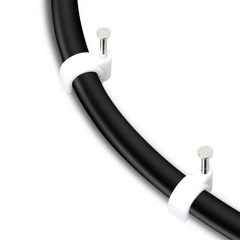 U-Shaped Steel Nail Cable Clips (4-50mm) for Telephone/Network Wires