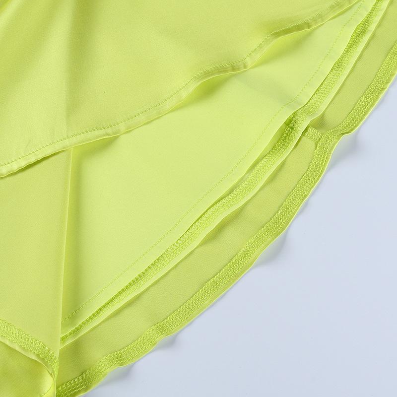 Y2K Frühjahr/Sommer Neues europäisches und amerikanisches sexy und elegantes Temperament Slim Fit rückenfreies Riemen einfarbiges Kleid